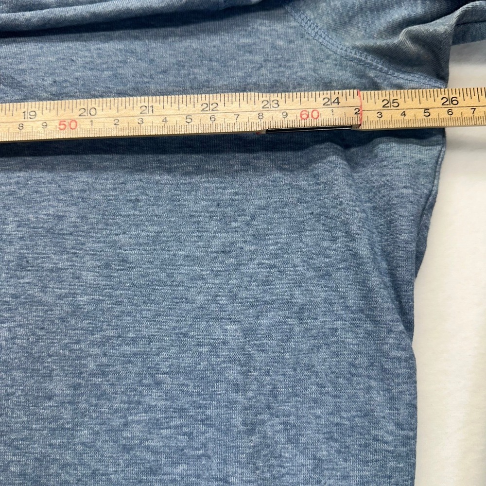 Columbia Henley Shirt Mens XL Blue Omni-Wick Long Sleeve Heathered  Outdoor - Picture 7 of 11